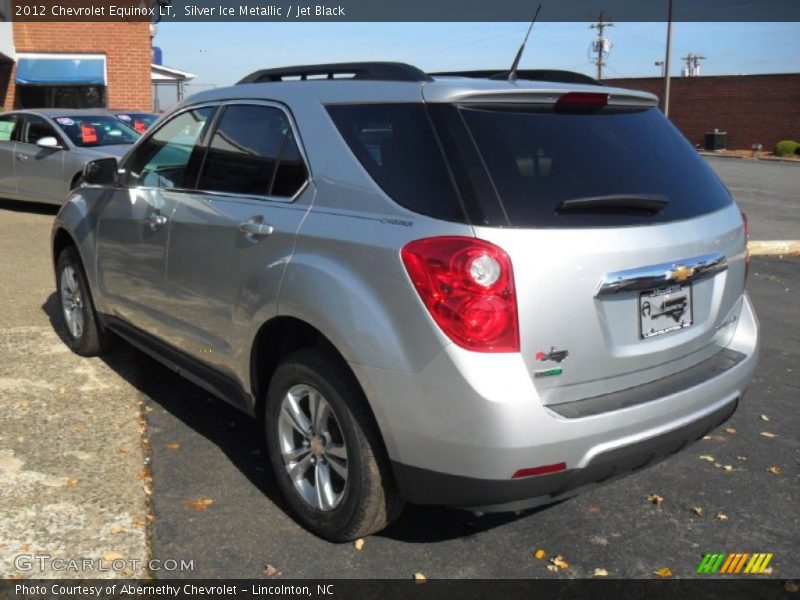 Silver Ice Metallic / Jet Black 2012 Chevrolet Equinox LT