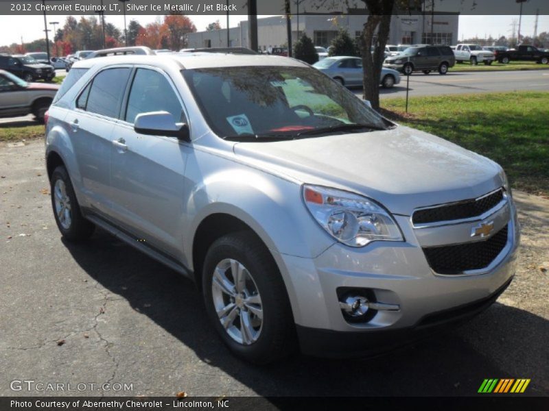 Silver Ice Metallic / Jet Black 2012 Chevrolet Equinox LT