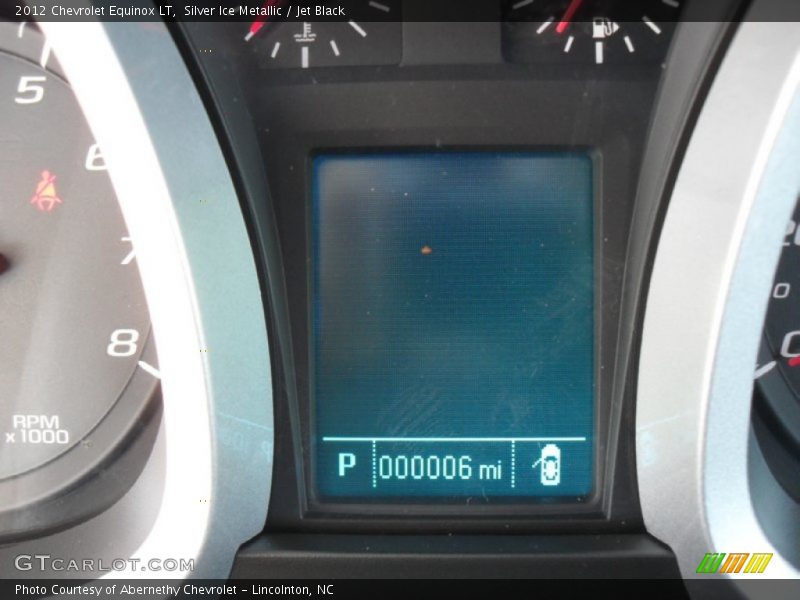 Silver Ice Metallic / Jet Black 2012 Chevrolet Equinox LT