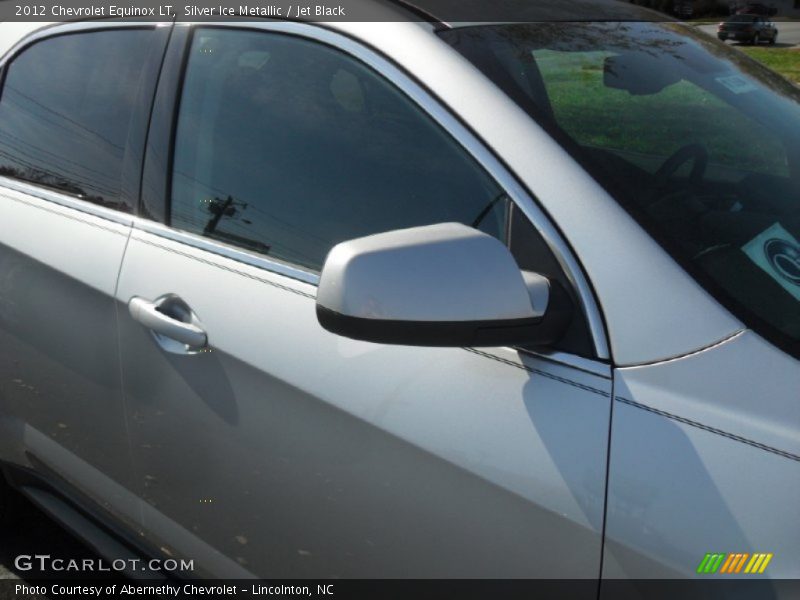 Silver Ice Metallic / Jet Black 2012 Chevrolet Equinox LT