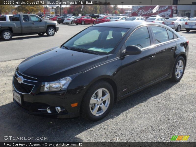 Black Granite Metallic / Jet Black 2012 Chevrolet Cruze LT/RS