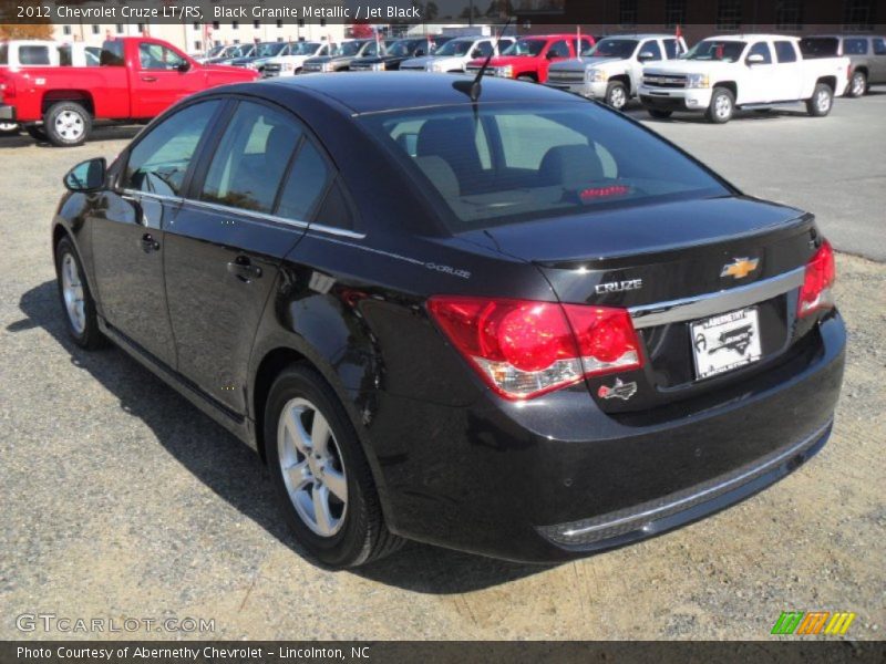 Black Granite Metallic / Jet Black 2012 Chevrolet Cruze LT/RS