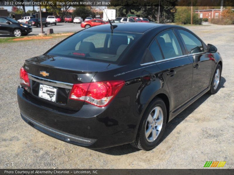 Black Granite Metallic / Jet Black 2012 Chevrolet Cruze LT/RS