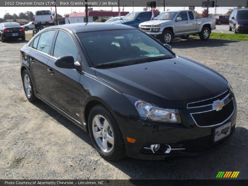 Black Granite Metallic / Jet Black 2012 Chevrolet Cruze LT/RS