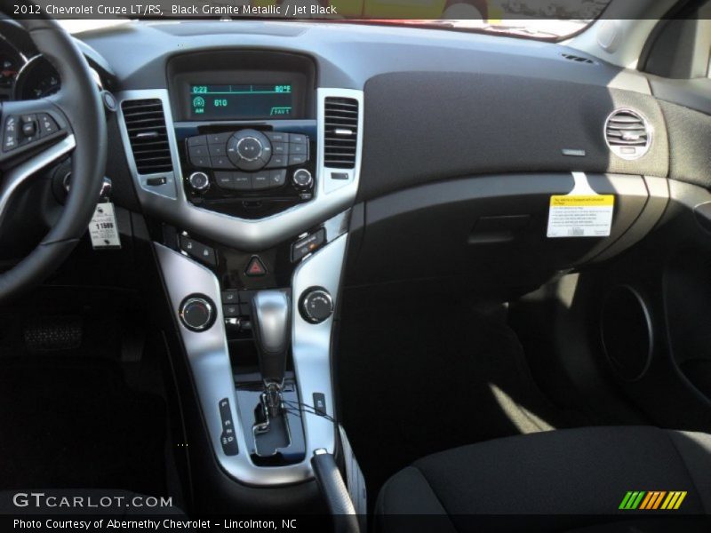 Black Granite Metallic / Jet Black 2012 Chevrolet Cruze LT/RS