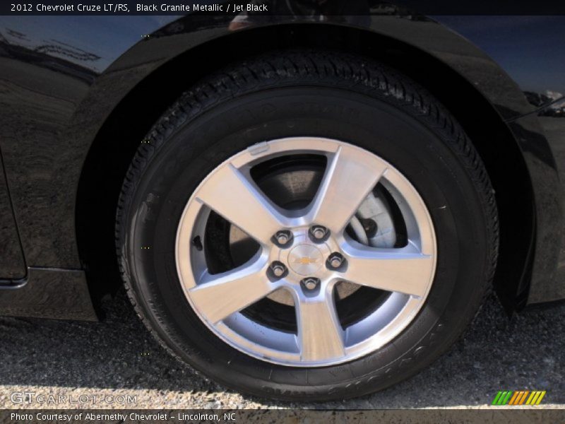 Black Granite Metallic / Jet Black 2012 Chevrolet Cruze LT/RS