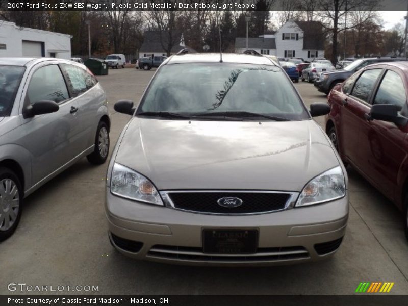 Pueblo Gold Metallic / Dark Pebble/Light Pebble 2007 Ford Focus ZXW SES Wagon