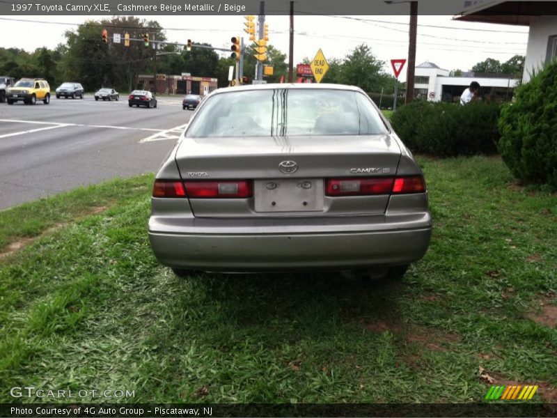 Cashmere Beige Metallic / Beige 1997 Toyota Camry XLE