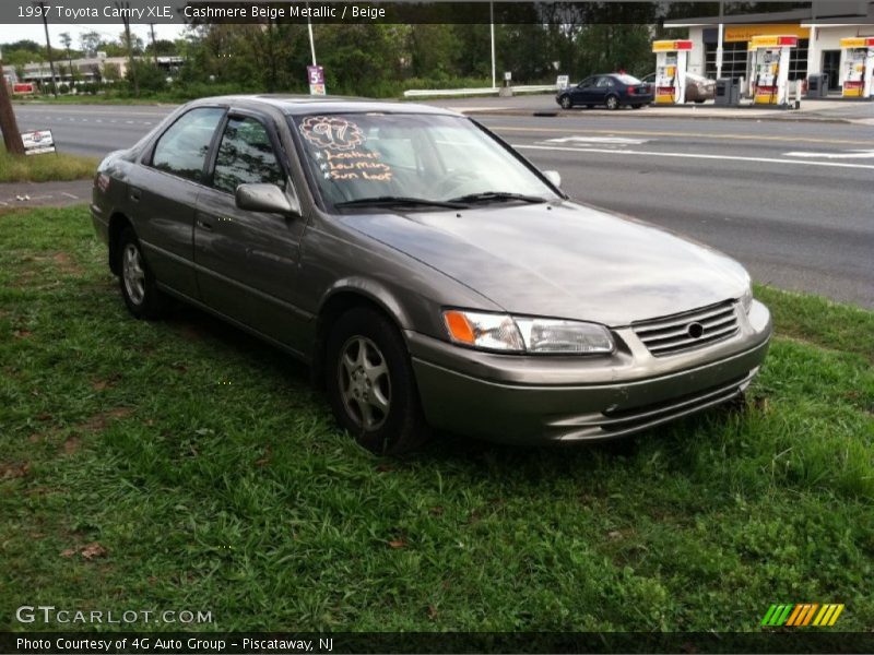 Cashmere Beige Metallic / Beige 1997 Toyota Camry XLE