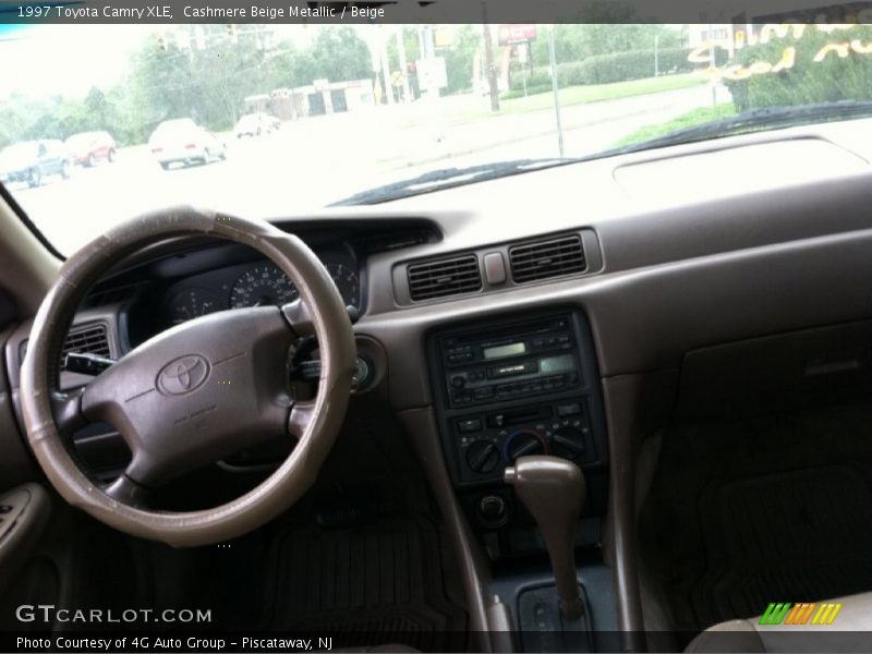 Cashmere Beige Metallic / Beige 1997 Toyota Camry XLE