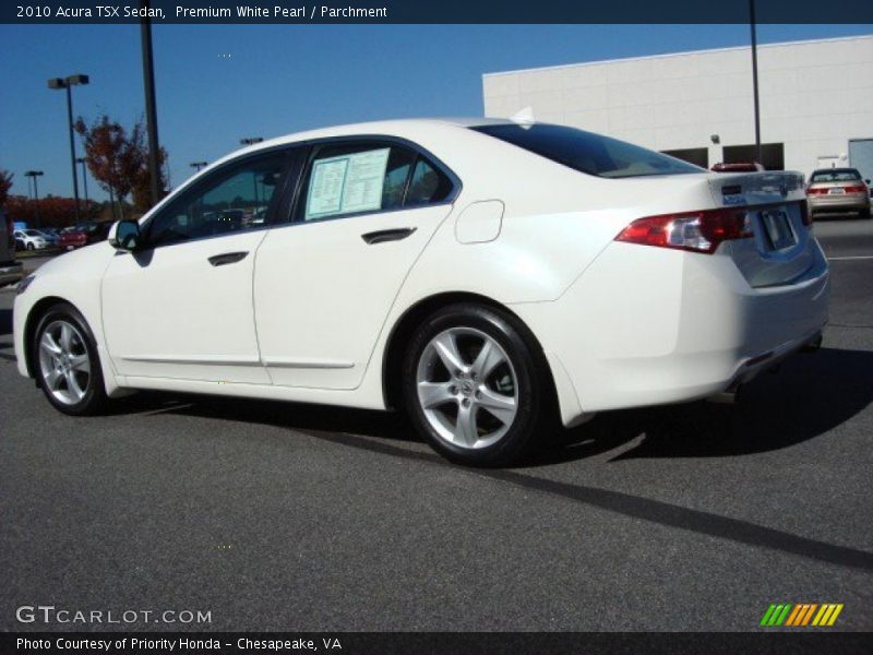 Premium White Pearl / Parchment 2010 Acura TSX Sedan