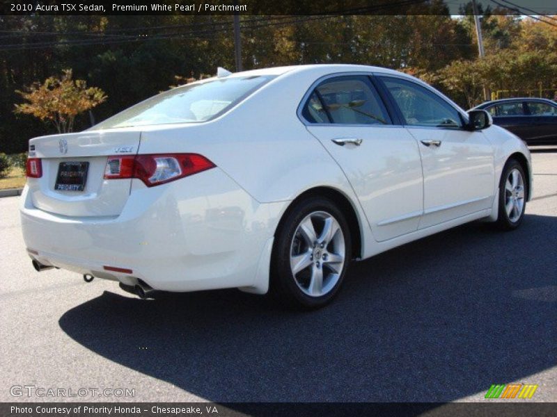 Premium White Pearl / Parchment 2010 Acura TSX Sedan