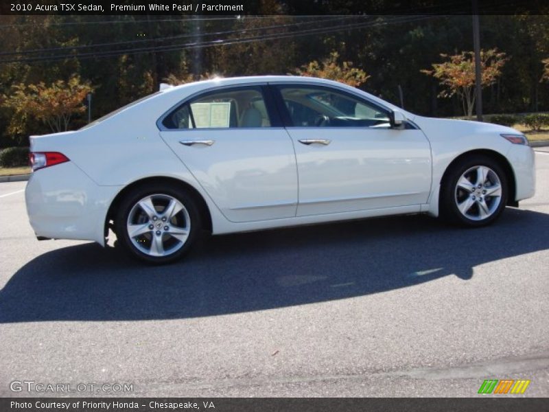 Premium White Pearl / Parchment 2010 Acura TSX Sedan