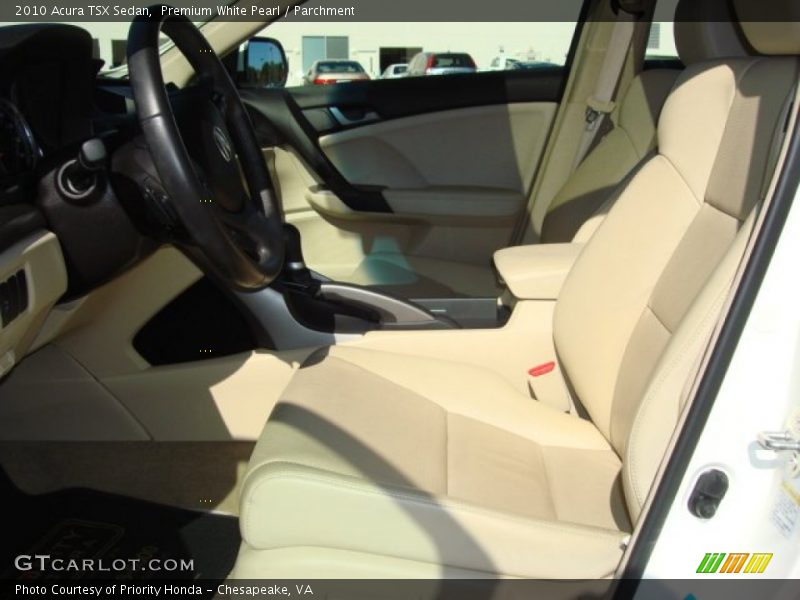 Premium White Pearl / Parchment 2010 Acura TSX Sedan