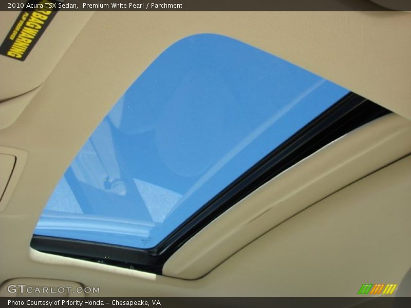 Premium White Pearl / Parchment 2010 Acura TSX Sedan