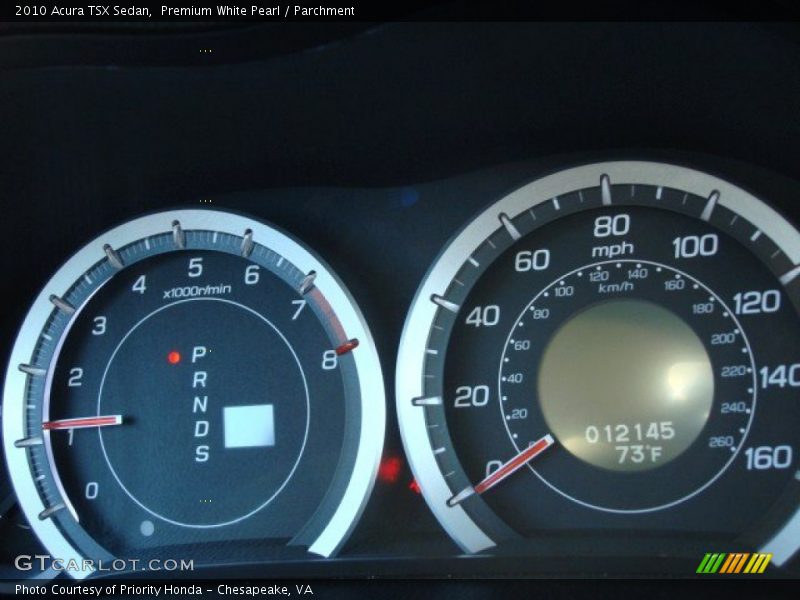 Premium White Pearl / Parchment 2010 Acura TSX Sedan