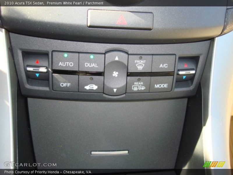 Premium White Pearl / Parchment 2010 Acura TSX Sedan