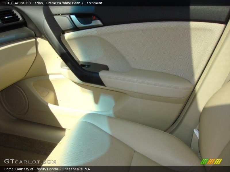 Premium White Pearl / Parchment 2010 Acura TSX Sedan