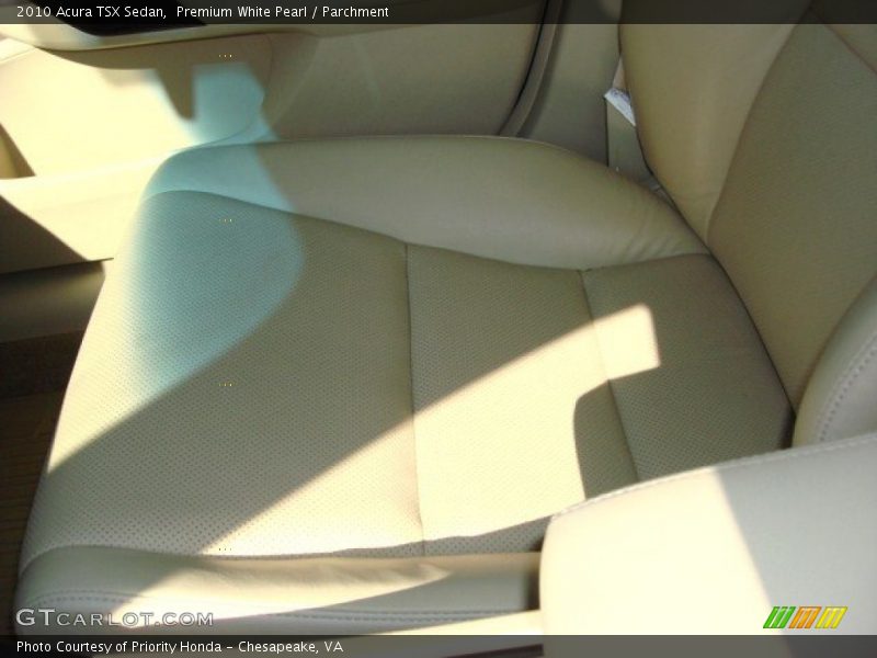 Premium White Pearl / Parchment 2010 Acura TSX Sedan