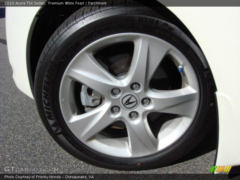 Premium White Pearl / Parchment 2010 Acura TSX Sedan