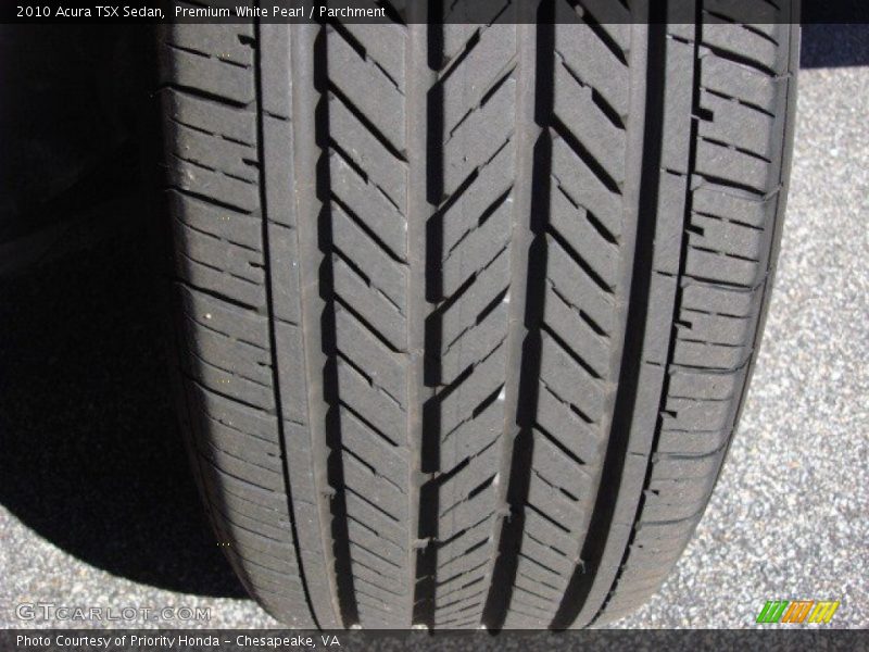 Premium White Pearl / Parchment 2010 Acura TSX Sedan