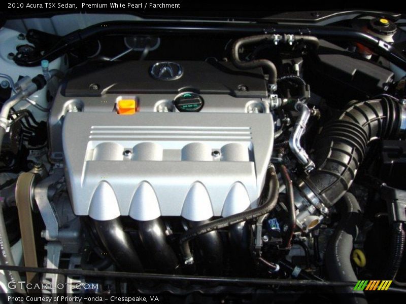 Premium White Pearl / Parchment 2010 Acura TSX Sedan