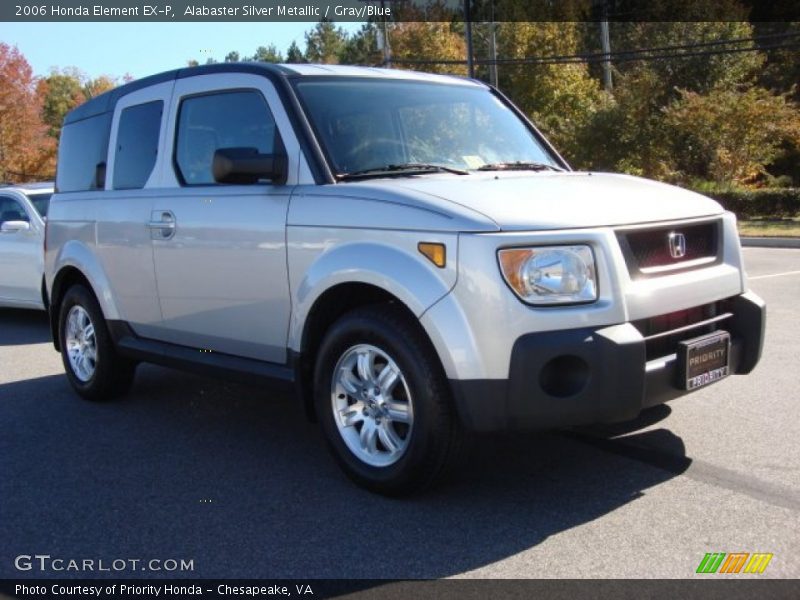 Alabaster Silver Metallic / Gray/Blue 2006 Honda Element EX-P