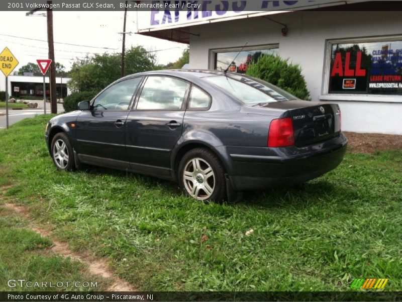 Blue Anthracite Pearl / Gray 2001 Volkswagen Passat GLX Sedan