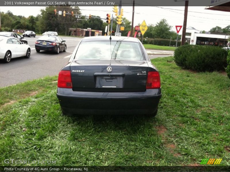 Blue Anthracite Pearl / Gray 2001 Volkswagen Passat GLX Sedan