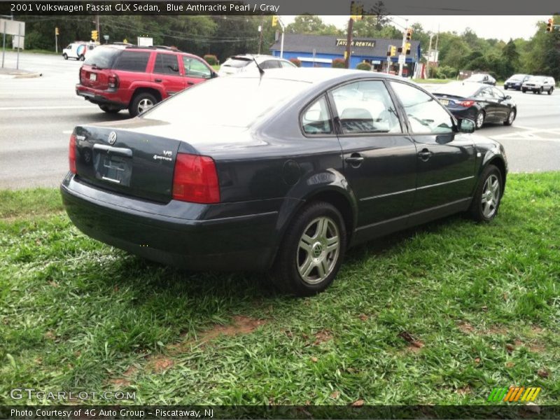 Blue Anthracite Pearl / Gray 2001 Volkswagen Passat GLX Sedan