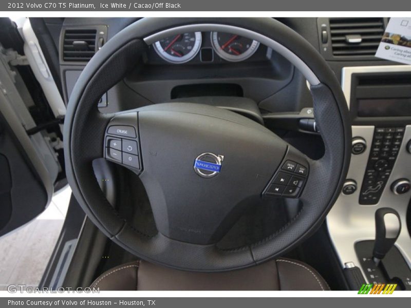  2012 C70 T5 Platinum Steering Wheel