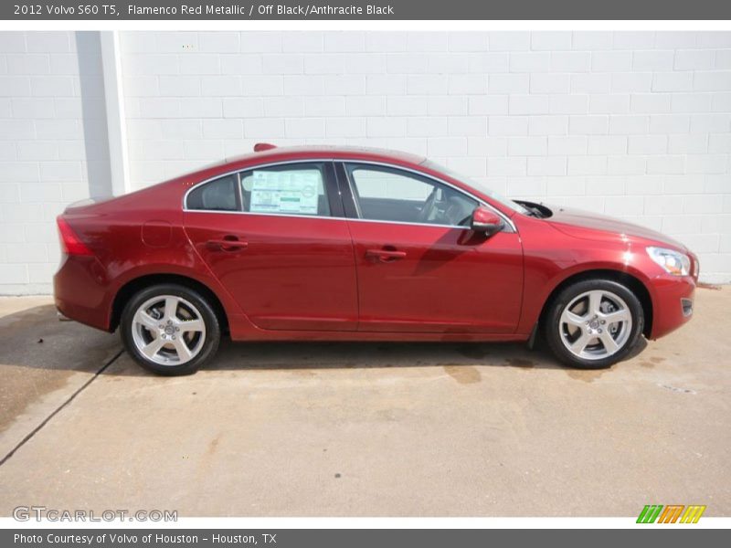 Flamenco Red Metallic / Off Black/Anthracite Black 2012 Volvo S60 T5