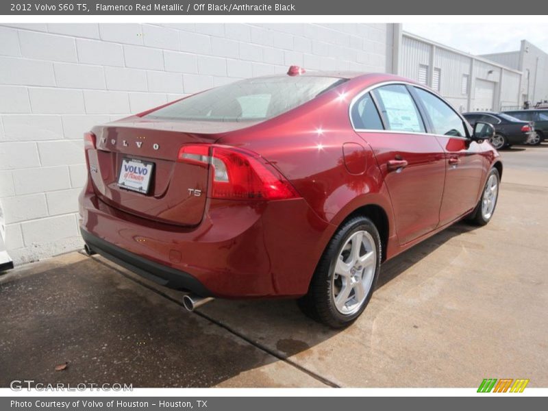 Flamenco Red Metallic / Off Black/Anthracite Black 2012 Volvo S60 T5