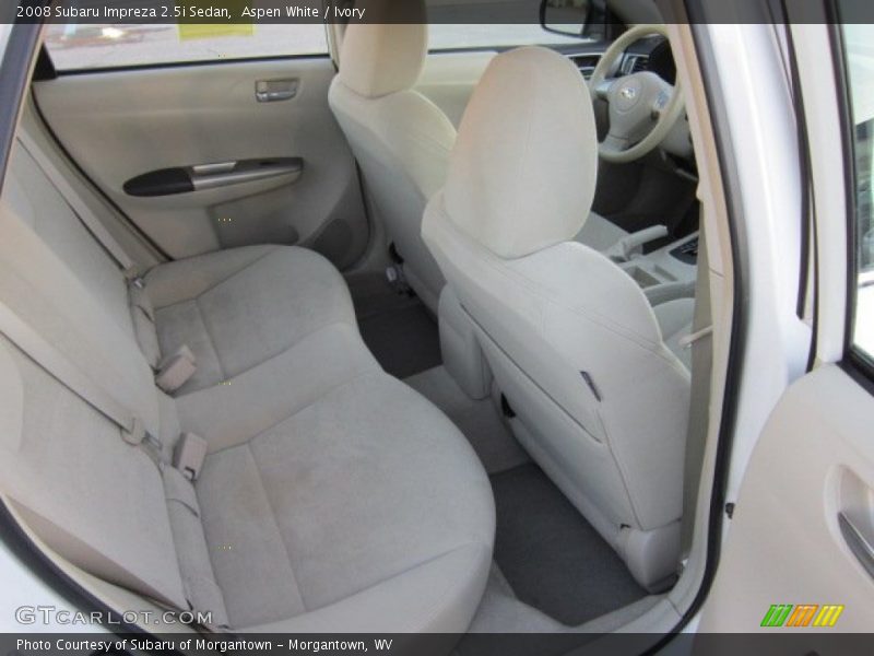 Aspen White / Ivory 2008 Subaru Impreza 2.5i Sedan