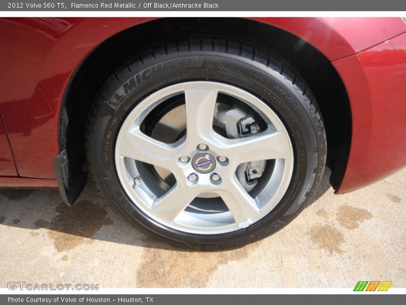 Flamenco Red Metallic / Off Black/Anthracite Black 2012 Volvo S60 T5
