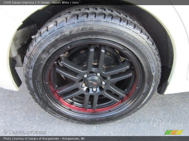 Aspen White / Ivory 2008 Subaru Impreza 2.5i Sedan