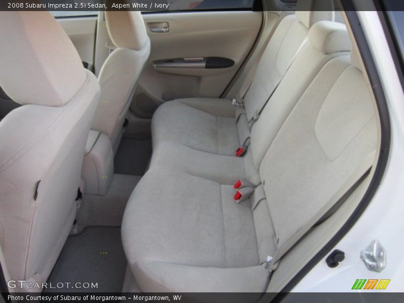 Aspen White / Ivory 2008 Subaru Impreza 2.5i Sedan