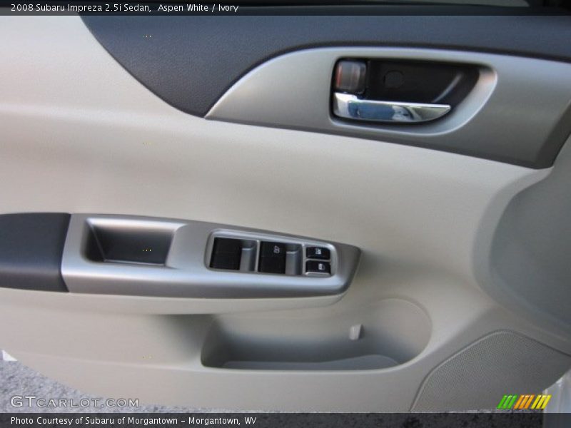 Aspen White / Ivory 2008 Subaru Impreza 2.5i Sedan