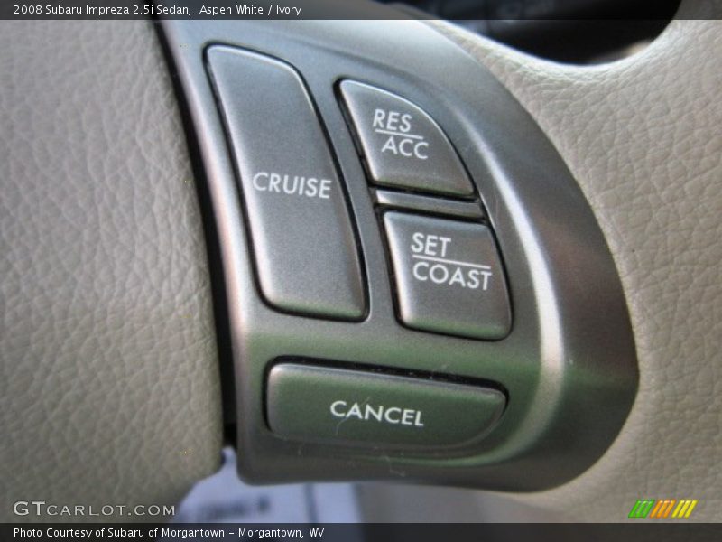 Aspen White / Ivory 2008 Subaru Impreza 2.5i Sedan
