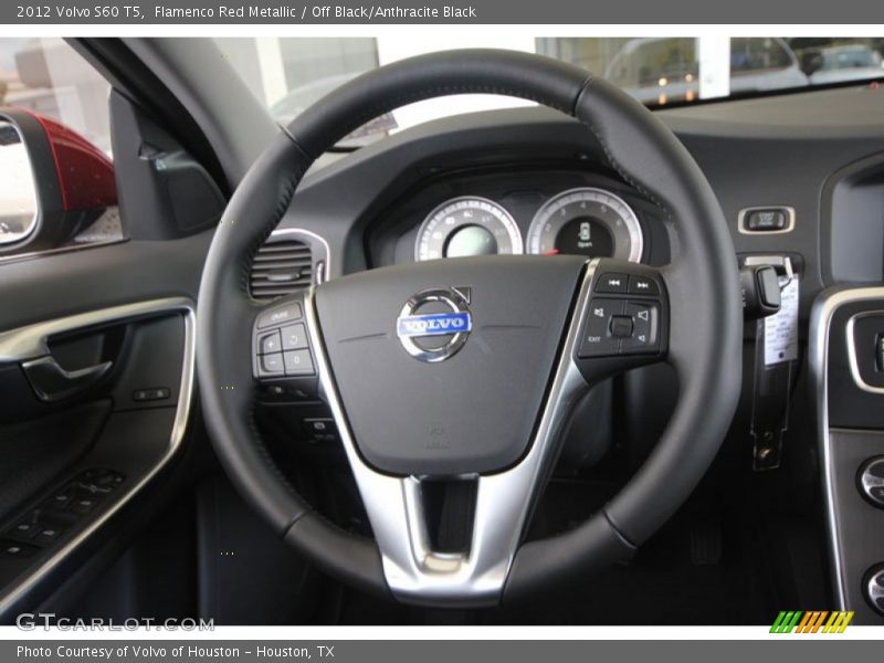 Flamenco Red Metallic / Off Black/Anthracite Black 2012 Volvo S60 T5