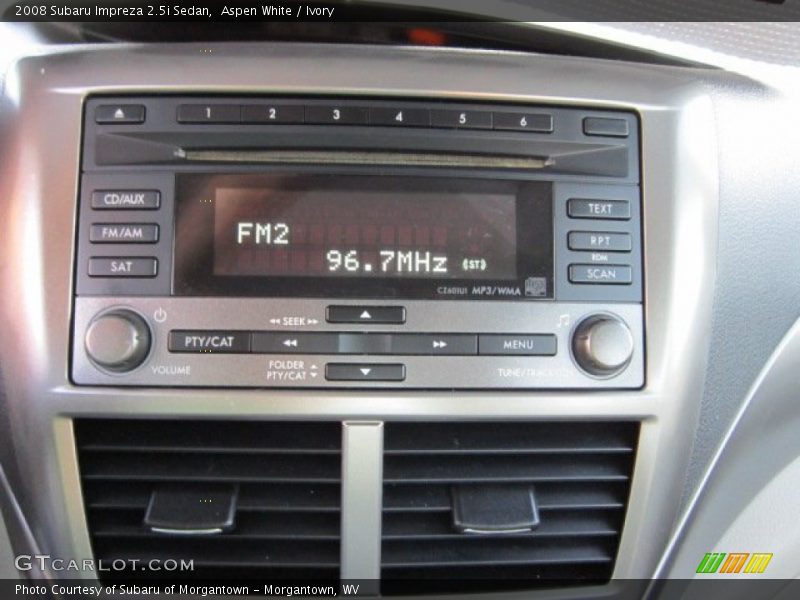 Aspen White / Ivory 2008 Subaru Impreza 2.5i Sedan