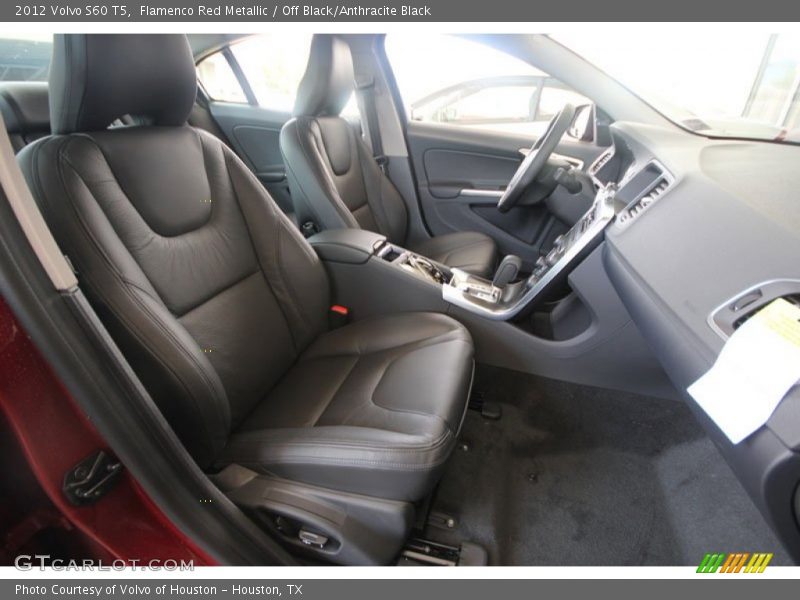 Flamenco Red Metallic / Off Black/Anthracite Black 2012 Volvo S60 T5