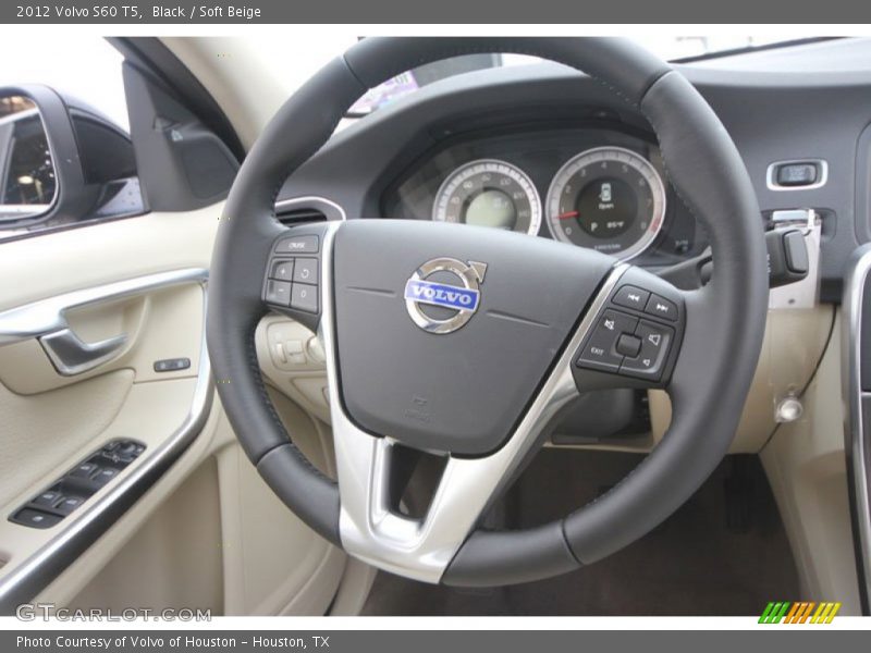 Black / Soft Beige 2012 Volvo S60 T5