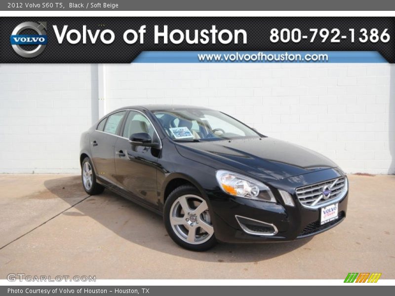 Black / Soft Beige 2012 Volvo S60 T5