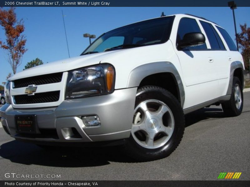 Summit White / Light Gray 2006 Chevrolet TrailBlazer LT