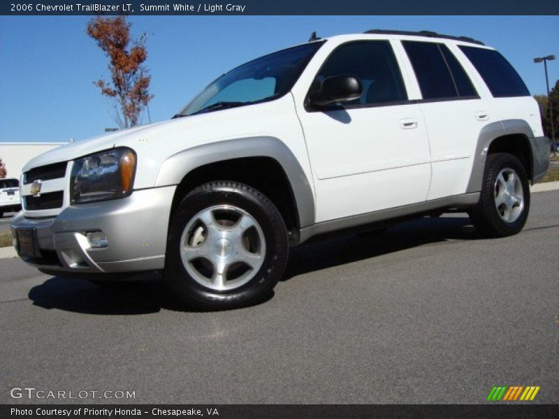 Summit White / Light Gray 2006 Chevrolet TrailBlazer LT