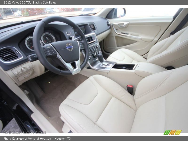 Black / Soft Beige 2012 Volvo S60 T5