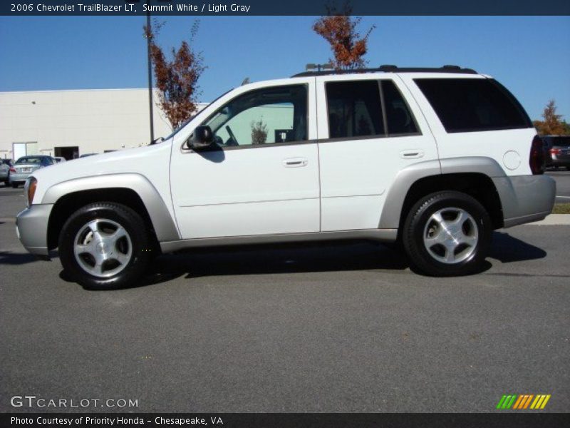 Summit White / Light Gray 2006 Chevrolet TrailBlazer LT