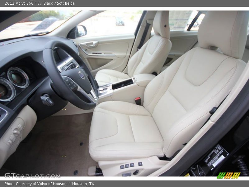 Black / Soft Beige 2012 Volvo S60 T5