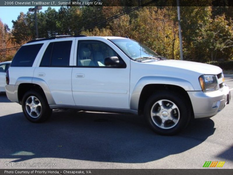 Summit White / Light Gray 2006 Chevrolet TrailBlazer LT